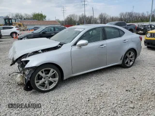 2010 Lexus IS 250 with VIN JTHBF5C2XA5120828, listed as a Copart auction lot 53344015 with 209,300 mi miles and Salvage Title. Bid and sale history available at carsss.com. Image 1.