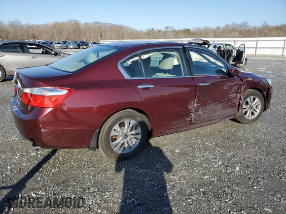 2015 Honda Accord LX with VIN 1HGCR2F3XFA161010, listed as a Copart auction lot 44374815 with 144,225 mi miles and Salvage Title. Bid and sale history available at carsss.com. Image 3.