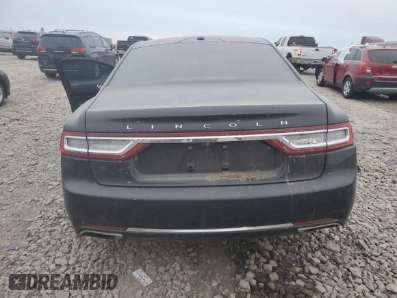 2017 Lincoln Continental Reserve with VIN 1LN6L9NP0H5602256, listed as a Copart auction lot 82677694 with 0 mi miles and Non Repairable. Bid and sale history available at carsss.com. Image 6.