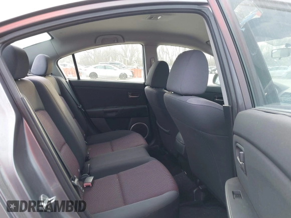 2005 Mazda 3 s with VIN JM1BK323551245843, listed as a IAAI auction lot 41860274 with 166,579 mi miles. Bid and sale history available at carsss.com. Image 8.