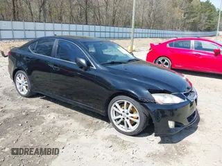 2007 Lexus IS 350 with VIN JTHBE262672007739, listed as a IAAI auction lot 41914208 with 200,643 mi miles and . Bid and sale history available at DreamBid. Image 1.