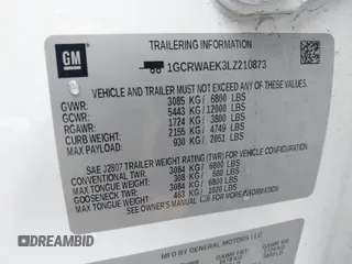 2020 Chevrolet Silverado 1500 with VIN 1GCRWAEK3LZ210873, listed as a IAAI auction lot 41533740 with 142,542 mi miles and . Bid and sale history available at DreamBid. Image 9.