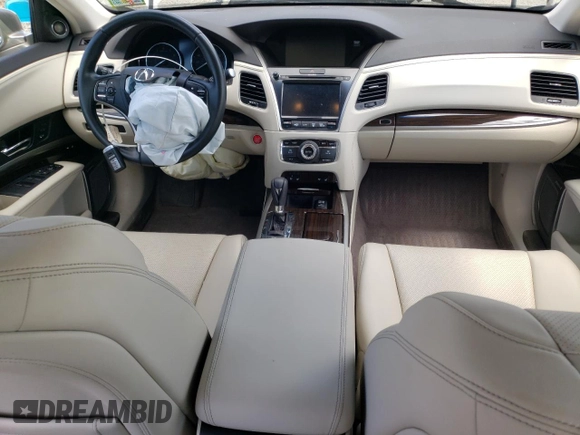 2014 Acura RLX Advance with VIN JH4KC1F98EC005737, listed as a Copart auction lot 56036515 with 52,839 mi miles and Salvage title. Bid and sale history available at DreamBid. Image 8.
