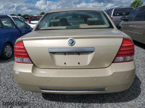 2006 Mercury Montego Premier with VIN 1MEFM42176G604087, listed as a Copart auction lot 74061984 with 0 mi miles and Salvage Title. Bid and sale history available at carsss.com. Image 6.