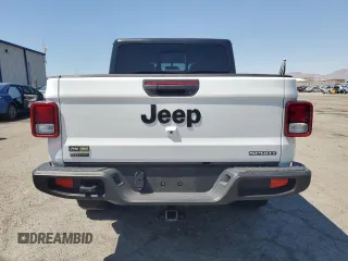 2021 Jeep Gladiator Sport S with VIN 1C6JJTAM4ML553444, listed as a Copart auction lot 60475695 with 40,702 mi miles and Salvage title. Bid and sale history available at DreamBid. Image 6.