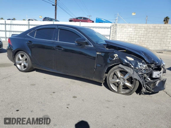2016 Lexus IS 350 with VIN JTHCE1D28G5011002, listed as a Copart auction lot 46171685 with 58,165 mi miles and Salvage title. Bid and sale history available at DreamBid. Image 4.