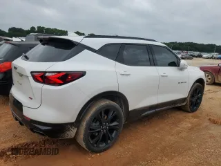2021 Chevrolet Blazer RS с VIN 3GNKBERS9MS571402, выставлен на аукционе Copart как лот 56555465 с пробегом 82 115 миль миль и Списание • Salvage title. История ставок и продаж доступна на DreamBid. Изображение 3.