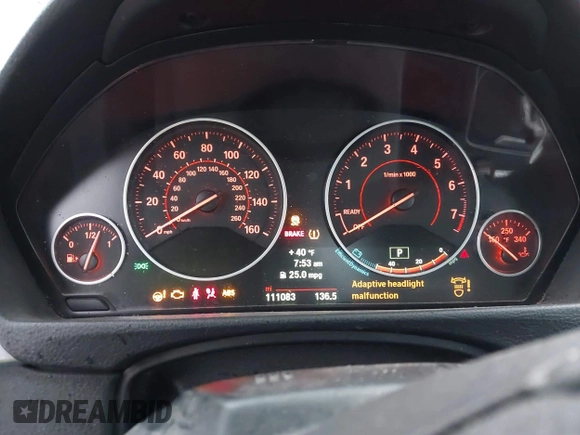 2014 BMW 4 Series 428i with VIN WBA3V5C51EJ968657, listed as a IAAI auction lot 41718019 with 111,083 mi miles and . Bid and sale history available at DreamBid. Image 7.