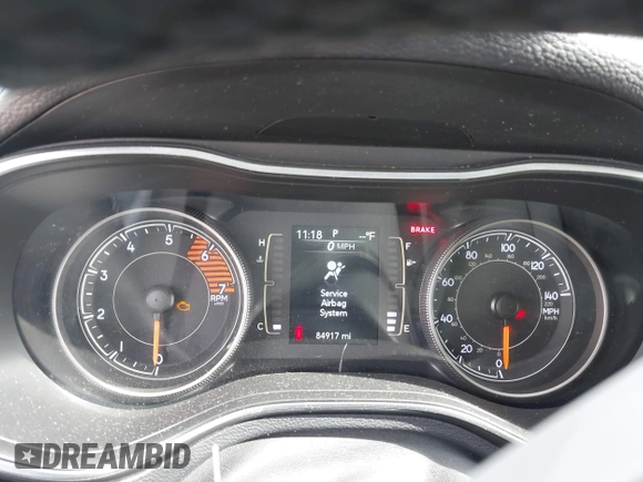 2019 Jeep Cherokee Latitude Plus with VIN 1C4PJLLN4KD119783, listed as a IAAI auction lot 41223282 with 84,917 mi miles. Bid and sale history available at carsss.com. Image 7.