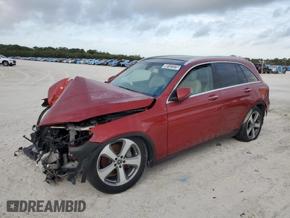 2019 Mercedes-Benz GLC 300 with VIN WDC0G4JB3KV146234, listed as a Copart auction lot 49137375 with 83,465 mi miles and Clean title. Bid and sale history available at DreamBid. Image 1.