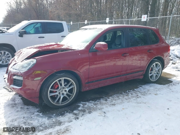 2009 Porsche Cayenne GTS with VIN WP1AD29P49LA60524, listed as a IAAI auction lot 41364169 with 141,294 mi miles. Bid and sale history available at carsss.com. Image 2.