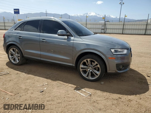 2015 Audi Q3 Prestige with VIN WA1GFCFS5FR003871, listed as a Copart auction lot 52540245 with 110,109 mi miles and Salvage title. Bid and sale history available at DreamBid. Image 4.