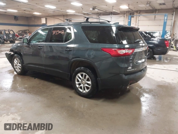 2020 Chevrolet Traverse LT with VIN 1GNEVHKW5LJ203804, listed as a IAAI auction lot 41143612 with 93,947 mi miles and . Bid and sale history available at DreamBid. Image 3.