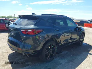2019 Chevrolet Blazer RS with VIN 3GNKBJRS3KS623175, listed as a IAAI auction lot 42211655 with 85,266 mi miles and . Bid and sale history available at DreamBid. Image 4.