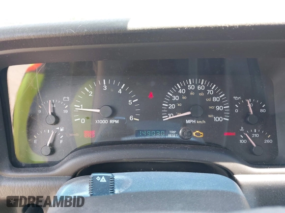 2001 Jeep Cherokee Sport with VIN 1J4FT48S01L603930, listed as a IAAI auction lot 42503730 with 149,030 mi miles and . Bid and sale history available at DreamBid. Image 7.