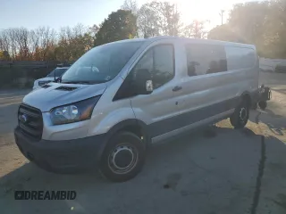 2020 Ford Transit Cargo with VIN 1FTYE1YG7LKB69937, listed as a Copart auction lot 76967334 with 81,640 mi miles and Salvage Title. Bid and sale history available at DreamBid. Image 1.