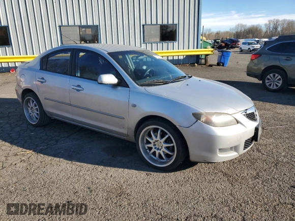 2008 Mazda 3 i Sport with VIN JM1BK12F181775133, listed as a Copart auction lot 87660145 with 150,373 mi miles and Salvage Title. Bid and sale history available at DreamBid. Image 4.