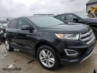 2015 Ford Edge SEL with VIN 2FMTK4J93FBB95798, listed as a Copart auction lot 45141195 with 89,310 mi miles and Salvage Title. Bid and sale history available at carsss.com. Image 4.