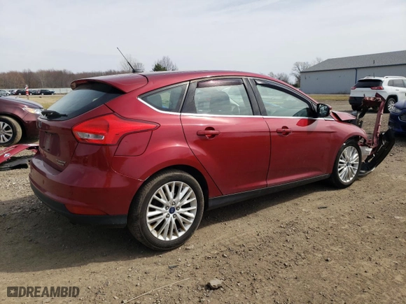 2015 Ford Focus Titanium with VIN 1FADP3N28FL217558, listed as a Copart auction lot 49910455 with 96,582 mi miles and Salvage Title. Bid and sale history available at carsss.com. Image 3.