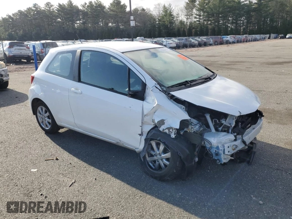 2015 Toyota Yaris L with VIN VNKJTUD3XFA016045, listed as a Copart auction lot 52599155 with 0 mi miles and Salvage Title. Bid and sale history available at carsss.com. Image 4.