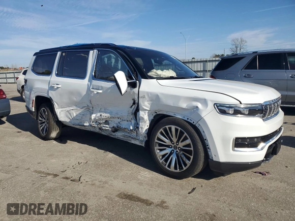 2022 Jeep Grand Wagoneer Series III с VIN 1C4SJVGJ2NS138006, выставлен на аукционе Copart как лот 43815935 с пробегом 29 969 миль миль и Списание • Salvage title. История ставок и продаж доступна на DreamBid. Изображение 4.