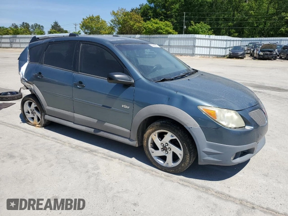 2007 Pontiac Vibe with VIN 5Y2SL658X7Z409565, listed as a Copart auction lot 53569945 with Not provided miles and Salvage title. Bid and sale history available at DreamBid. Image 4.