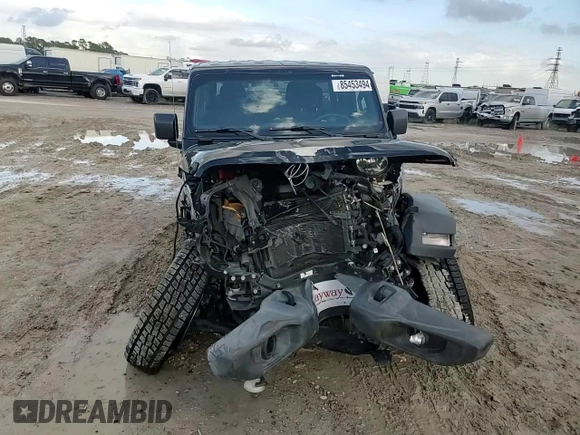 2018 Jeep Wrangler Unlimited Sport S with VIN 1C4HJXDN6JW278334, listed as a Copart auction lot 85453494 with Not provided miles and Salvage title. Bid and sale history available at DreamBid. Image 10.