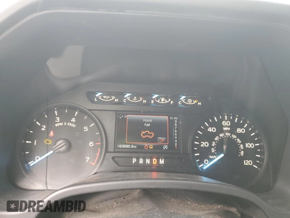 2020 Ford F-150 XL with VIN 1FTEX1CP8LKE46681, listed as a Copart auction lot 63350965 with 93,685 mi miles and Clean title. Bid and sale history available at DreamBid. Image 9.