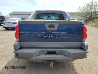 2002 Chevrolet Avalanche with VIN 3GNEK13T12G340985, listed as a Copart auction lot 54938035 with 0 mi miles and Clean Title. Bid and sale history available at carsss.com. Image 6.