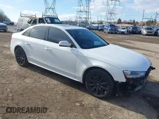 2015 Audi A4 Premium with VIN WAUBFAFL4FN033302, listed as a IAAI auction lot 41500723 with 147,960 mi miles. Bid and sale history available at carsss.com. Image 1.