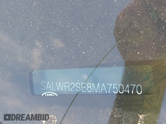 2021 Land Rover Range Rover Sport HSE Dynamic with VIN SALWR2SE8MA750470, listed as a IAAI auction lot 42050662 with 38,886 mi miles and . Bid and sale history available at DreamBid. Image 18.