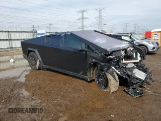 2024 Tesla Cybertruck Cyberbeast с VIN 7G2CEHEE6RA036074, выставлен на аукционе Copart как лот 46447905 с пробегом 5 909 миль миль и Списание • Salvage title. История ставок и продаж доступна на DreamBid. Изображение 4.