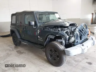 2017 Jeep Wrangler Unlimited Sport with VIN 1C4BJWDG3HL503676, listed as a IAAI auction lot 41953232 with 94,819 mi miles. Bid and sale history available at carsss.com. Image 1.