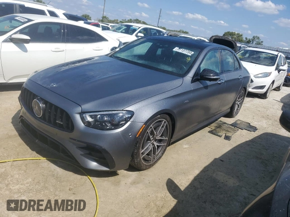 2022 Mercedes-Benz E 53 AMG with VIN W1KZF6BB0NB007152, listed as a Copart auction lot 75137784 with Not Provided miles and Non Repairable. Bid and sale history available at DreamBid. Image 1.
