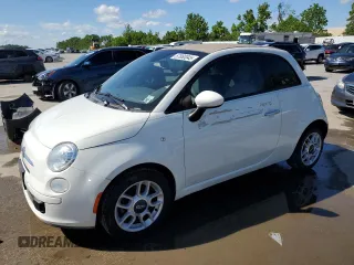 2013 FIAT 500 Pop z VIN 3C3CFFDRXDT647607, wystawiony jako Copart lot #57860045 z przebiegiem 77 247 mil mil oraz Czysty tytuł • Clean title. Historia ofert i sprzedaży dostępna na DreamBid. Obrazek 1.