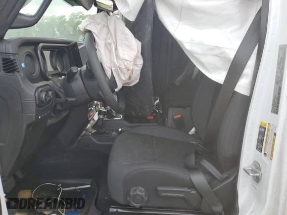 2024 Jeep Wrangler Rubicon with VIN 1C4RJXR67RW171200, listed as a Copart auction lot 71599434 with Not Provided miles and Salvage Title. Bid and sale history available at DreamBid. Image 7.