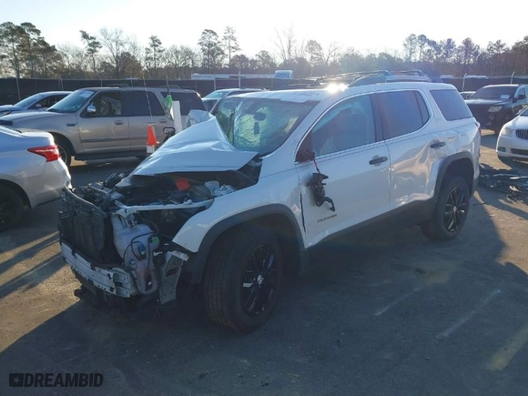 2019 GMC Acadia SLT with VIN 1GKKNMLS0KZ243423, listed as a IAAI auction lot 41339866 with 169,295 mi miles. Bid and sale history available at carsss.com. Image 2.