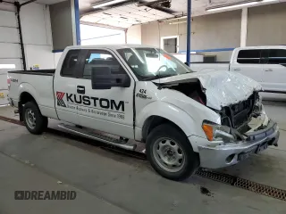 2012 Ford F-150 XL with VIN 1FTFX1EF1CFB86089, listed as a Copart auction lot 69566514 with 0 mi miles and Salvage Title. Bid and sale history available at carsss.com. Image 4.