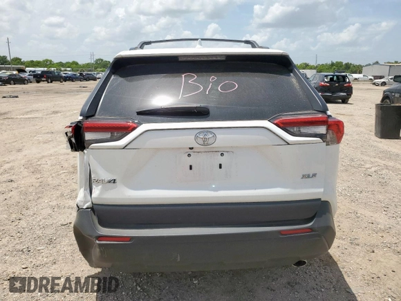 2024 Toyota RAV4 XLE Premium with VIN 2T3C1RFV0RW311924, listed as a Copart auction lot 61507685 with Not provided miles and Salvage title. Bid and sale history available at DreamBid. Image 6.