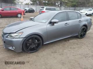 2015 Lexus GS 350 with VIN JTHCE1BLXFA003498, listed as a IAAI auction lot 41688152 with 95,339 mi miles. Bid and sale history available at carsss.com. Image 2.