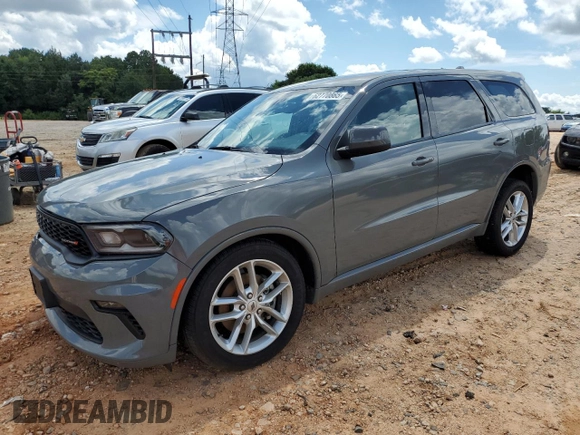 2021 Dodge Durango GT Plus with VIN 1C4RDJDG0MC644529, listed as a Copart auction lot 62770865 with 59,083 mi miles and Salvage title. Bid and sale history available at DreamBid. Image 1.