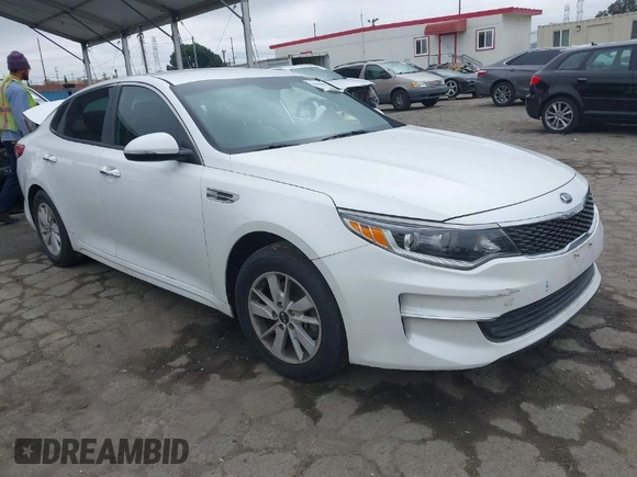 2017 Kia Optima LX z VIN KNAGT4L37H5160410, wystawiony jako IAAI lot #41906061 z przebiegiem 88 243 mil mil oraz . Historia ofert i sprzedaży dostępna na DreamBid. Obrazek 1.