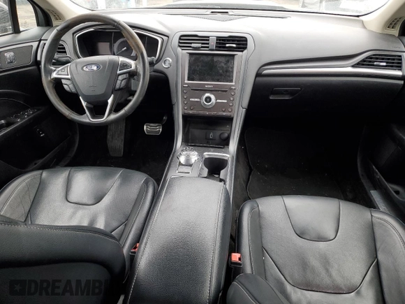 2018 Ford Fusion Hybrid Titanium with VIN 3FA6P0RU4JR206232, listed as a Copart auction lot 43419565 with 92,565 mi miles and Salvage Title. Bid and sale history available at carsss.com. Image 8.