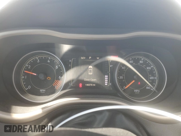 2015 Jeep Cherokee Latitude with VIN 1C4PJMCB6FW734003, listed as a Copart auction lot 54659085 with 146,379 mi miles and Salvage Title. Bid and sale history available at DreamBid. Image 9.