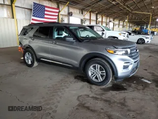 2023 Ford Explorer XLT with VIN 1FMSK7DH7PGA86447, listed as a Copart auction lot 49161765 with 49,840 mi miles and Salvage Title. Bid and sale history available at carsss.com. Image 4.