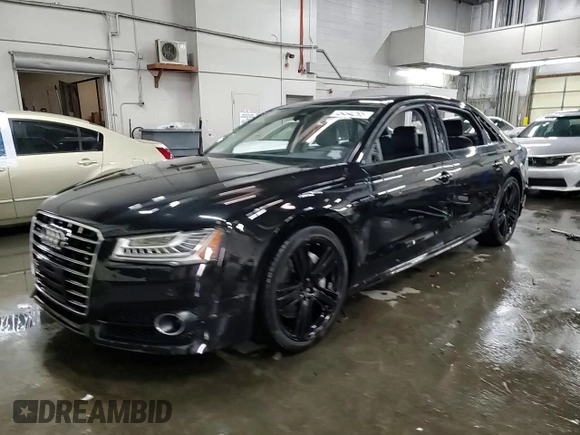 2016 Audi A8 L 4.0T Sport with VIN WAU43AFD1GN021393, listed as a Copart auction lot 45494265 with 73,770 mi miles and Salvage Title. Bid and sale history available at carsss.com. Image 14.