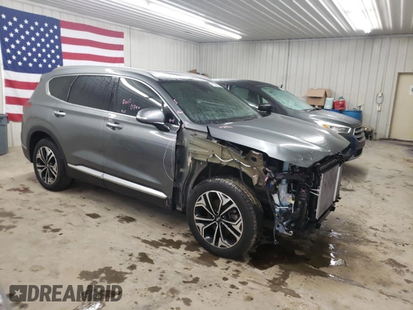 2019 Hyundai Santa Fe Ultimate with VIN 5NMS5CAA0KH046479, listed as a Copart auction lot 70163692 with 90,234 mi miles. Bid and sale history available at carsss.com. Image 4.