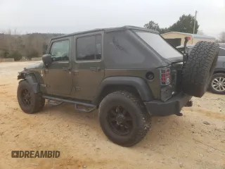 2015 Jeep Wrangler Unlimited Rubicon with VIN 1C4BJWFG3FL667908, listed as a Copart auction lot 89116445 with 75,996 mi miles and Salvage title. Bid and sale history available at DreamBid. Image 2.