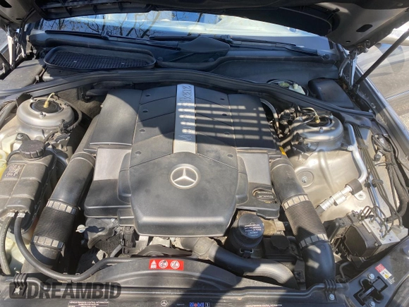 2005 Mercedes-Benz S-Class 5.0L with VIN WDBNG75J35A460118, listed as a Copart auction lot 54772525 with 99,846 mi miles and Salvage Title. Bid and sale history available at carsss.com. Image 7.