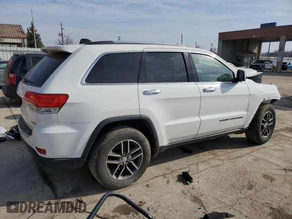 2017 Jeep Grand Cherokee Limited z VIN 1C4RJEBG6HC943399, wystawiony jako Copart lot #49082415 z przebiegiem Nie podano mil oraz Szkoda całkowita • Salvage title. Historia ofert i sprzedaży dostępna na DreamBid. Obrazek 3.